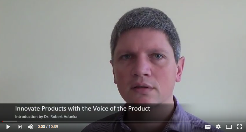 Youtube Voice of the product